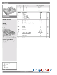 Datasheet SK55D manufacturer Semikron