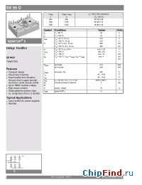 Datasheet SK55D16 manufacturer Semikron