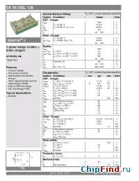 Datasheet SK55DGL126 manufacturer Semikron