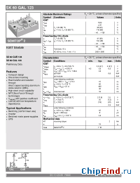 Datasheet SK60GAL123 производства Semikron