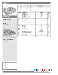 Datasheet SK70B16 manufacturer Semikron