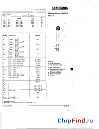 Datasheet SKB501 производства Semikron