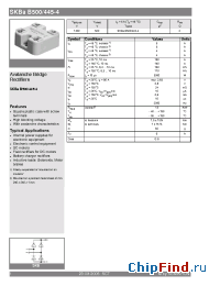 Datasheet SKBAB500 manufacturer Semikron