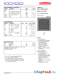 Datasheet SKCD121C060I manufacturer Semikron