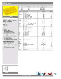 Datasheet SKDH115 manufacturer Semikron