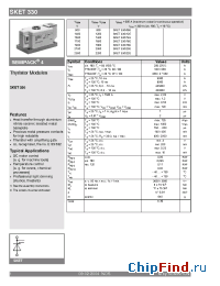 Datasheet SKET330 manufacturer Semikron