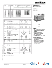 Datasheet SKET330/08D manufacturer Semikron