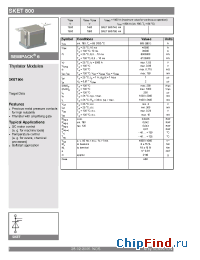 Datasheet SKET800 manufacturer Semikron