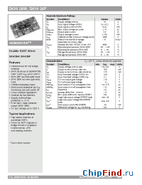 Datasheet SKHI26F manufacturer Semikron