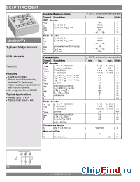 Datasheet SKiiP11AC126V1 manufacturer Semikron
