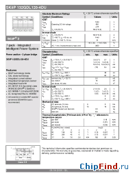 Datasheet SKIIP132GDL120-4DU manufacturer Semikron