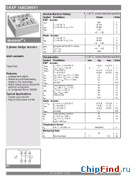 Datasheet SKiiP14AC065V1 manufacturer Semikron