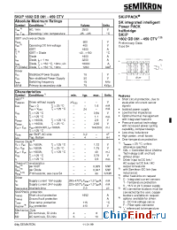 Datasheet SKIIP1602GB manufacturer Semikron