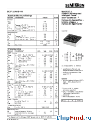 Datasheet SKIIP22NAB06I manufacturer Semikron