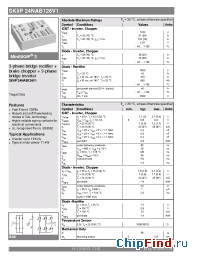 Datasheet SKiiP24NAB126V1 manufacturer Semikron