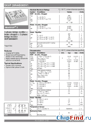 Datasheet SKiiP26NAB065V1 manufacturer Semikron