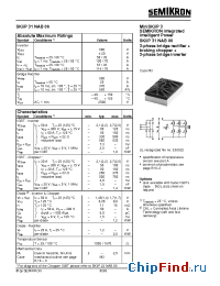 Datasheet SKIIP30NAB06 manufacturer Semikron
