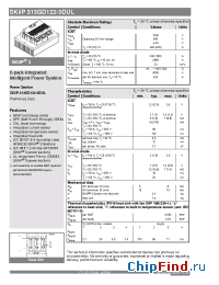 Datasheet SKIIP313GD122-3DUL manufacturer Semikron