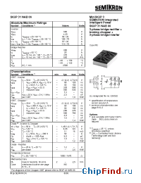 Datasheet SKIIP32NAB06 manufacturer Semikron