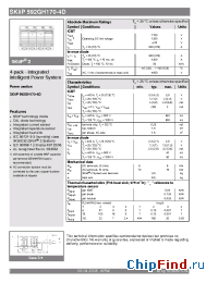 Datasheet SKIIP592GH170-4D manufacturer Semikron