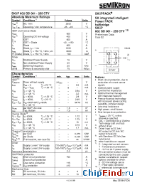 Datasheet SKIIP602GB manufacturer Semikron