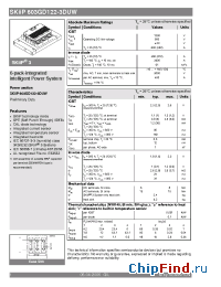 Datasheet SKIIP603GD122-3DUW производства Semikron