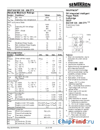 Datasheet SKIIP642GB manufacturer Semikron