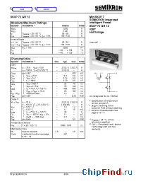 Datasheet SKIIP72GB12 manufacturer Semikron