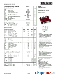 Datasheet SKIM350GD128DM manufacturer Semikron