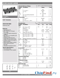 Datasheet SKIM500GD128DM manufacturer Semikron