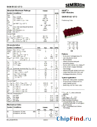 Datasheet SKIM85GD127D manufacturer Semikron