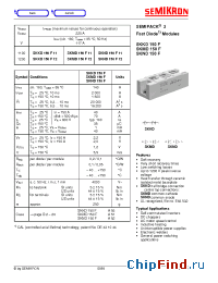 Datasheet SKKD150/16 manufacturer Semikron