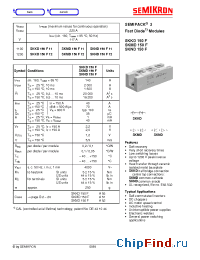 Datasheet SKKD150/20H4 manufacturer Semikron