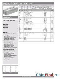 Datasheet SKKD150F manufacturer Semikron