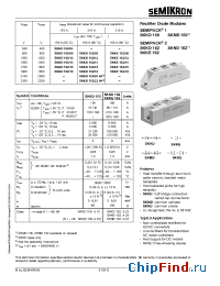 Datasheet SKKD162 manufacturer Semikron