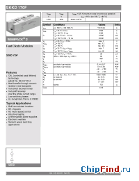 Datasheet SKKD170F manufacturer Semikron