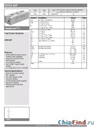 Datasheet SKKD60F manufacturer Semikron