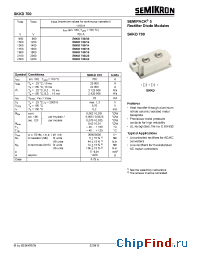 Datasheet SKKD700 manufacturer Semikron