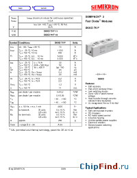 Datasheet SKKD75F11 manufacturer Semikron