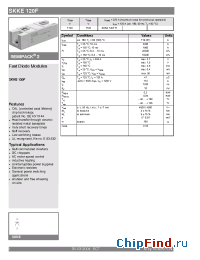 Datasheet SKKE120F manufacturer Semikron