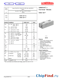 Datasheet SKKE120F16 manufacturer Semikron