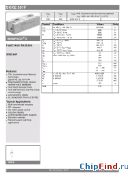 Datasheet SKKE301F manufacturer Semikron