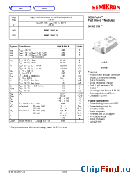 Datasheet SKKE330F16 manufacturer Semikron