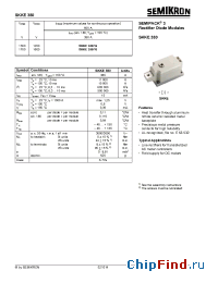 Datasheet SKKE380/12 manufacturer Semikron
