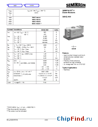 Datasheet SKKE400 manufacturer Semikron
