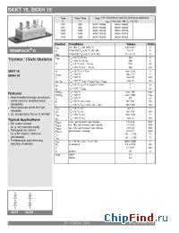 Datasheet SKKH15 manufacturer Semikron