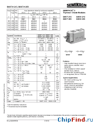 Datasheet SKKH213 manufacturer Semikron