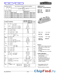 Datasheet SKKH26 manufacturer Semikron