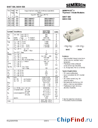 Datasheet SKKH500/18E manufacturer Semikron