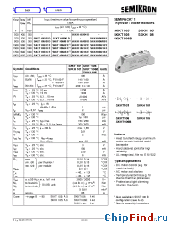 Datasheet SKKT105/12E manufacturer Semikron